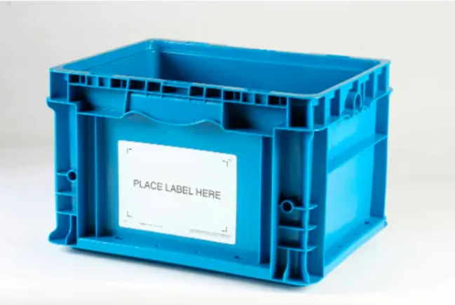 Kennedy Group Economy Container Placard Label Holder ESTB2 4-1/2" x 6-1/2" White - Pkg Qty