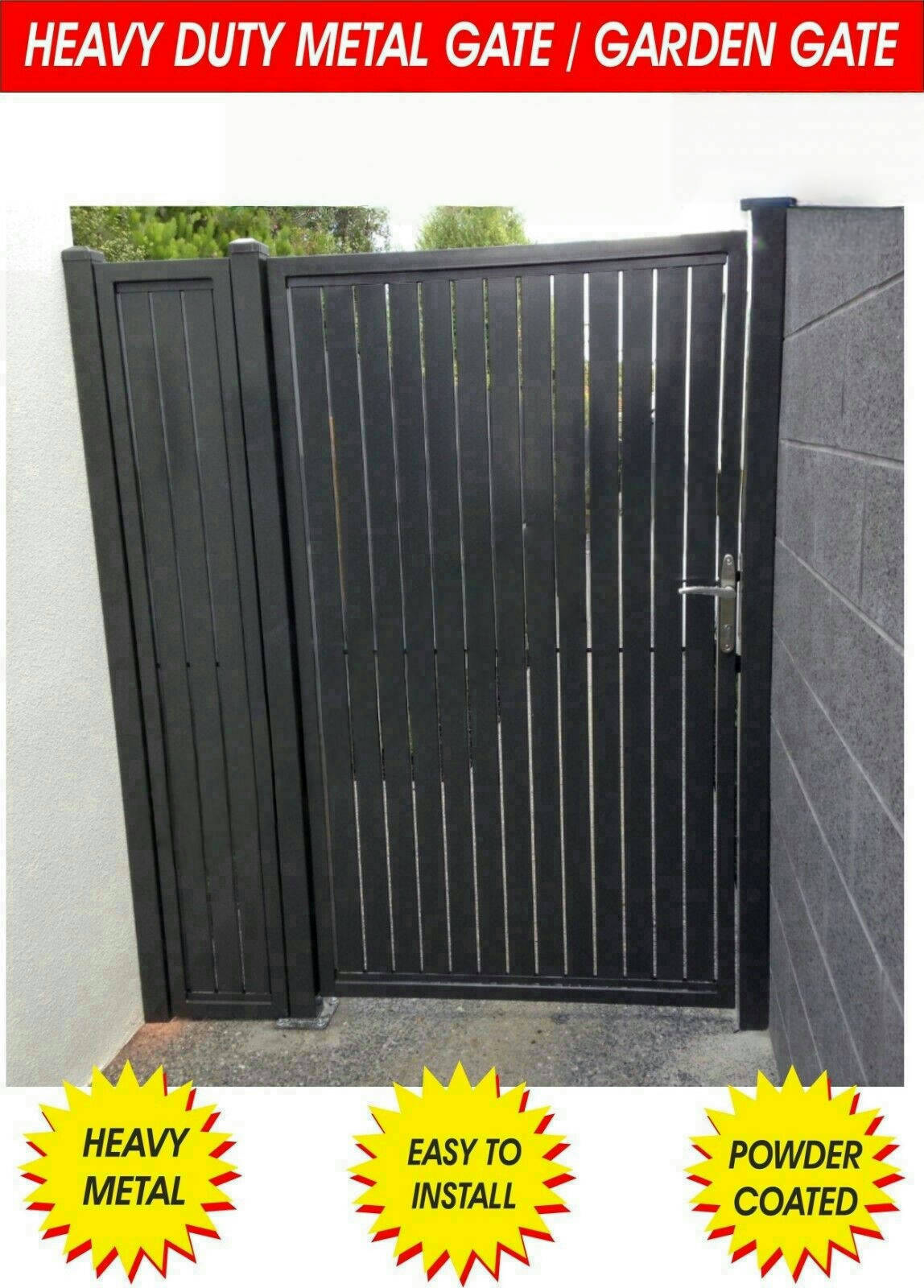 METAL GATE / WROUGHT IRON GATE / GARDEN GATE / COMPOSITE WOOD GATE/ STEEL GATE