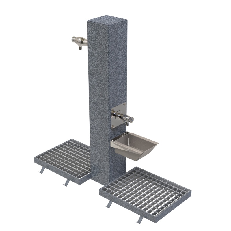 Galdana DOG religa Galvanized fountain
